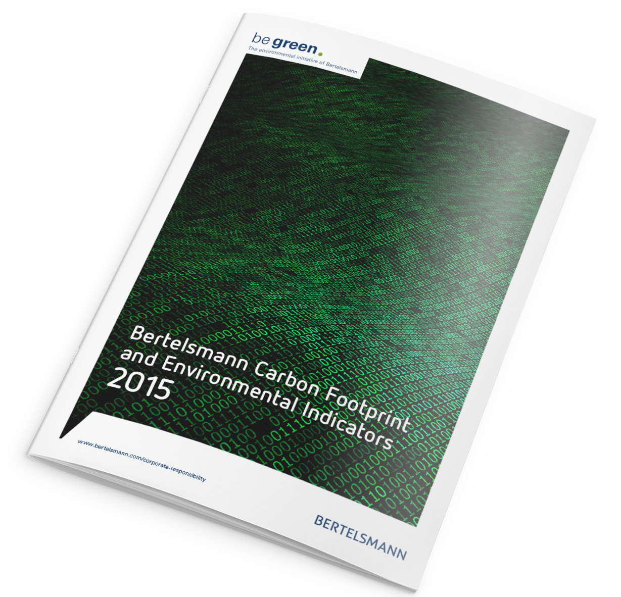 Cover Bertelsmann Carbon Footprint and Environmental Indicators 2015